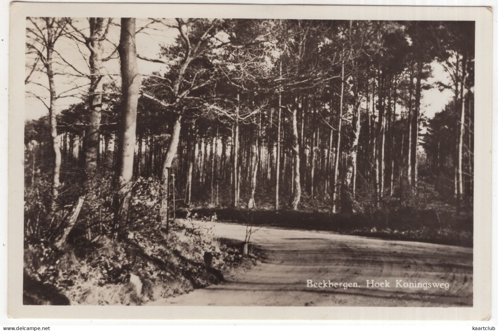 Beekbergen. Hoek Koningsweg - (Gelderland, Nederland) - 1955 - Apeldoorn