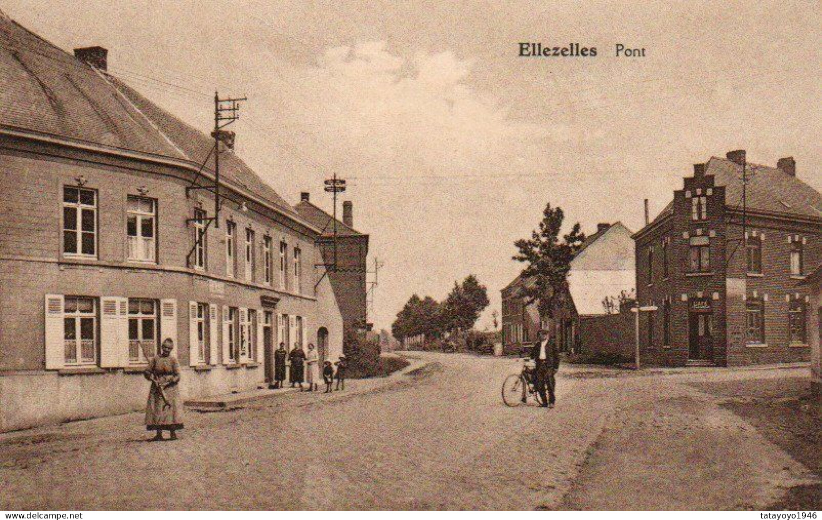 Ellezelles  Pont  Cycliste Animée  N'a Pas Circulé - Ellezelles