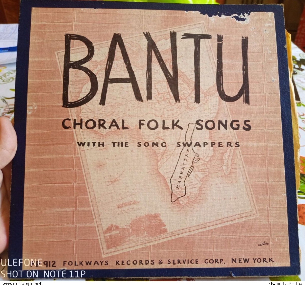 Lp 33 Giri "Bantu" 1955 - Country En Folk