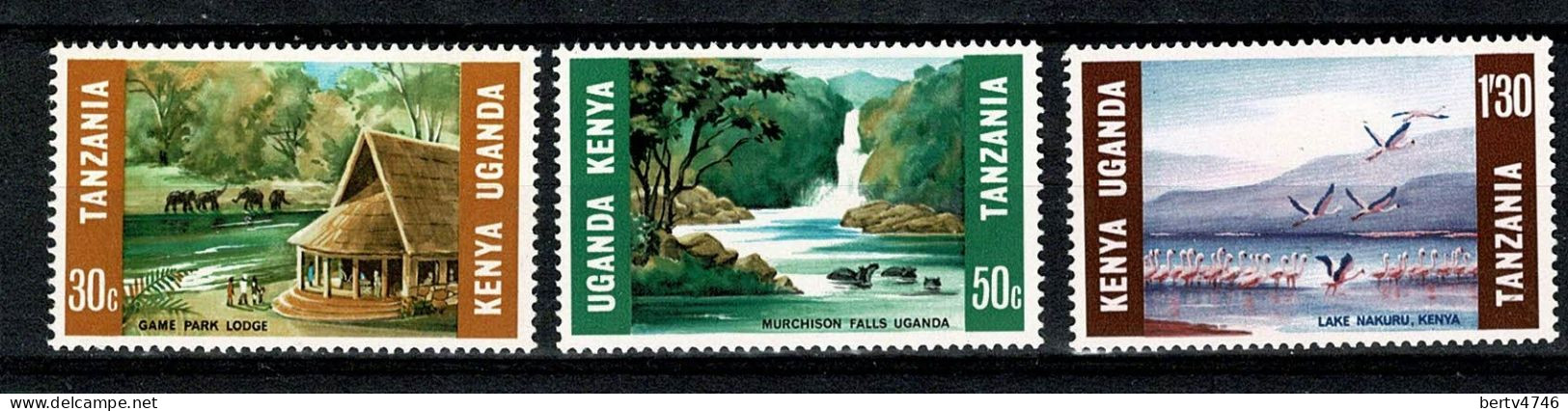 Kenya Uganda Tanzaia 1966 - Yv. 145/147**, Mi 148/50**, MNH - Kenya, Ouganda & Tanzanie