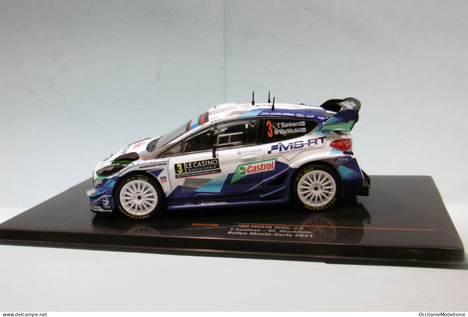 Ixo - FORD FIESTA WRC #3 Rallye Monte-Carlo 2021 Suninen - Markkula Réf. RAM786 NBO Neuf 1/43 - Ixo