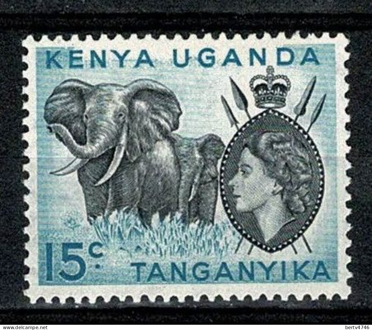 Kenya Uganda Tanganyika 1954-1958 - Yv. 95A**, Mi 94**, SG 169**, MNH - Kenya, Ouganda & Tanzanie