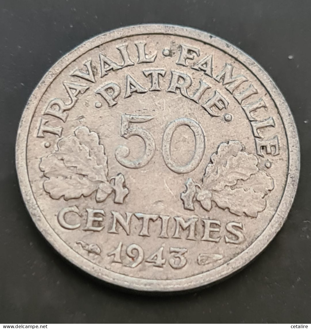 France 50 Centimes 1943 SUP - 50 Centimes