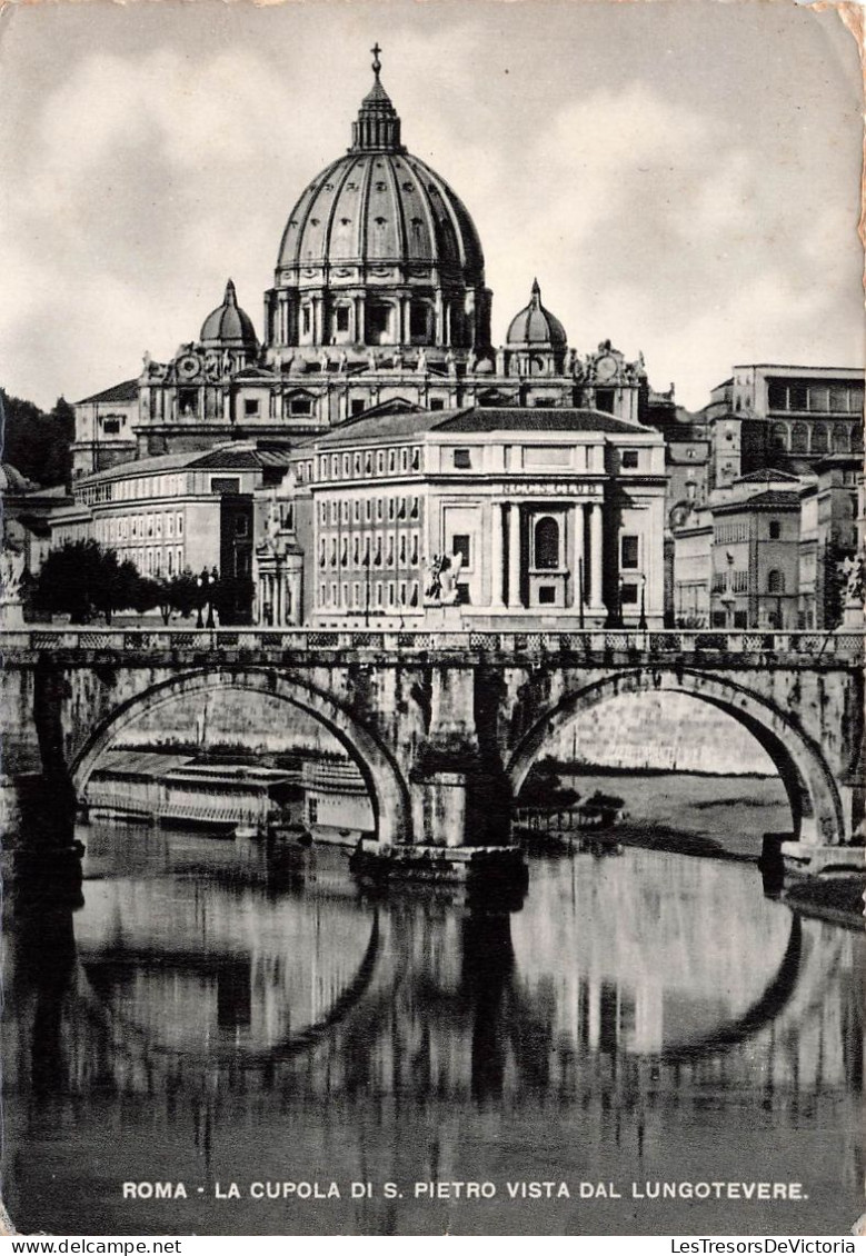 ITALIE - Rome - Cupole De Saint Pierre - Vue De Lungotevere - Carte Postale Ancienne - San Pietro