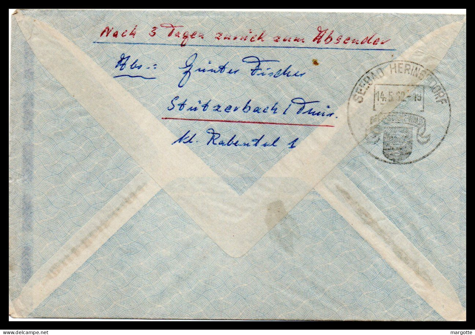 Allemagne DDR  Envoi Postal  1962 - Luftpost