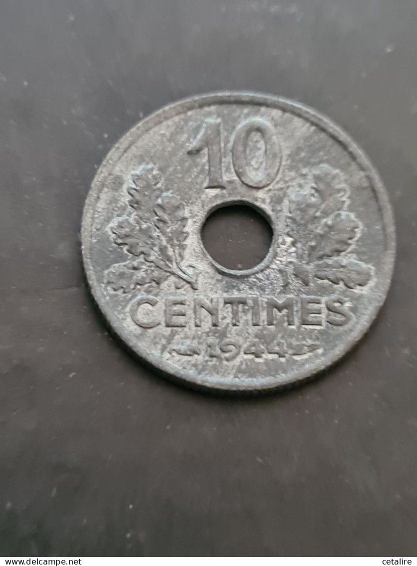 France 10 Centimes 1944 SUP - 10 Centimes