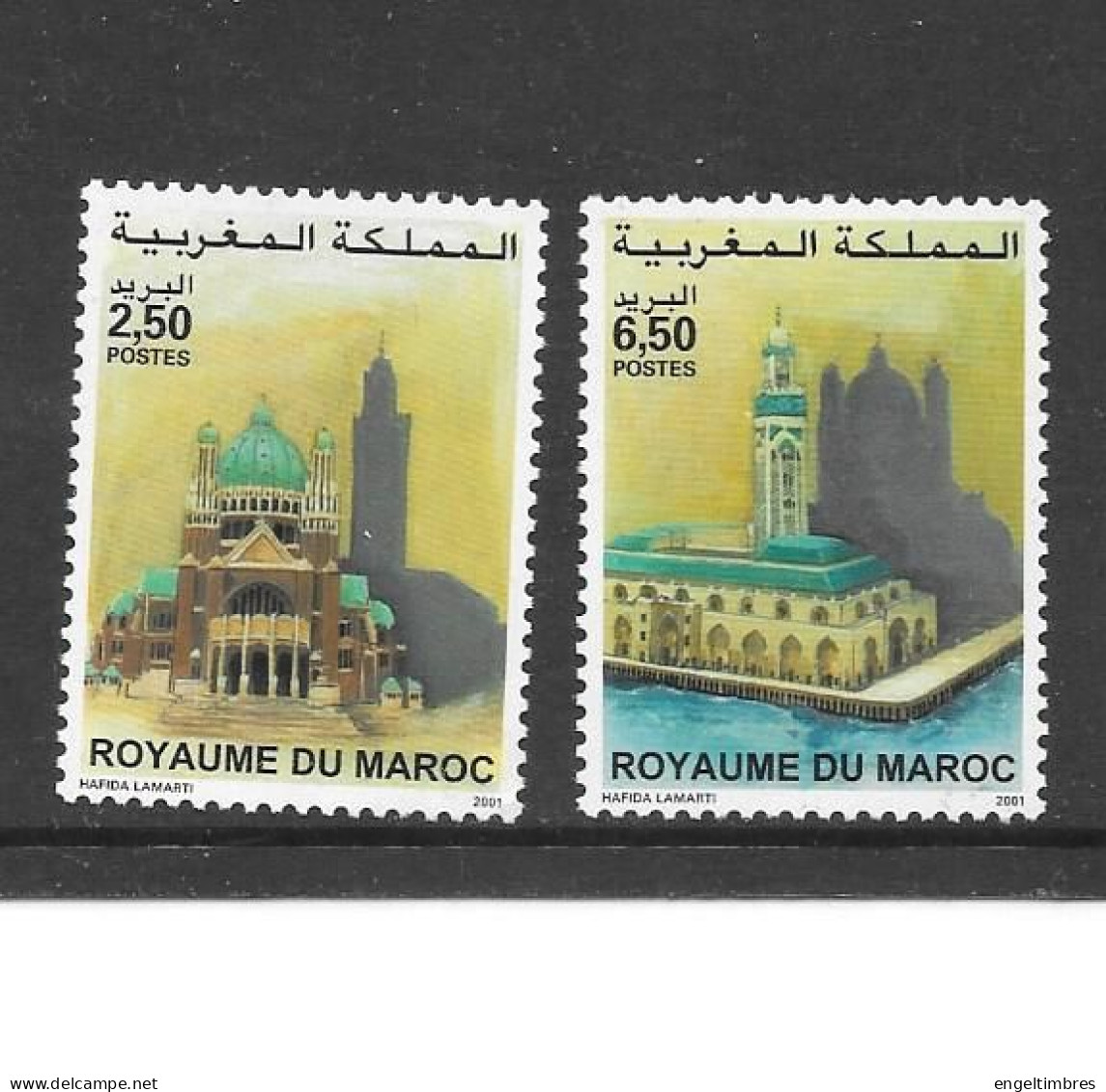 Morocco 2000 - Set Of 2  Stamps -   See Scan - Iran