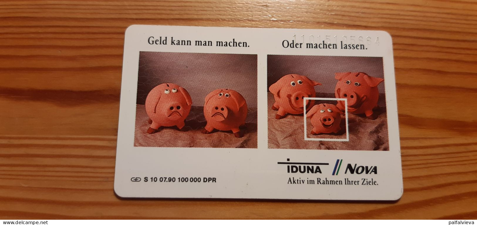 Phonecard Germany S 10 07.90. Iduna / Nova 100.000 Ex. - S-Series: Schalterserie Mit Fremdfirmenreklame