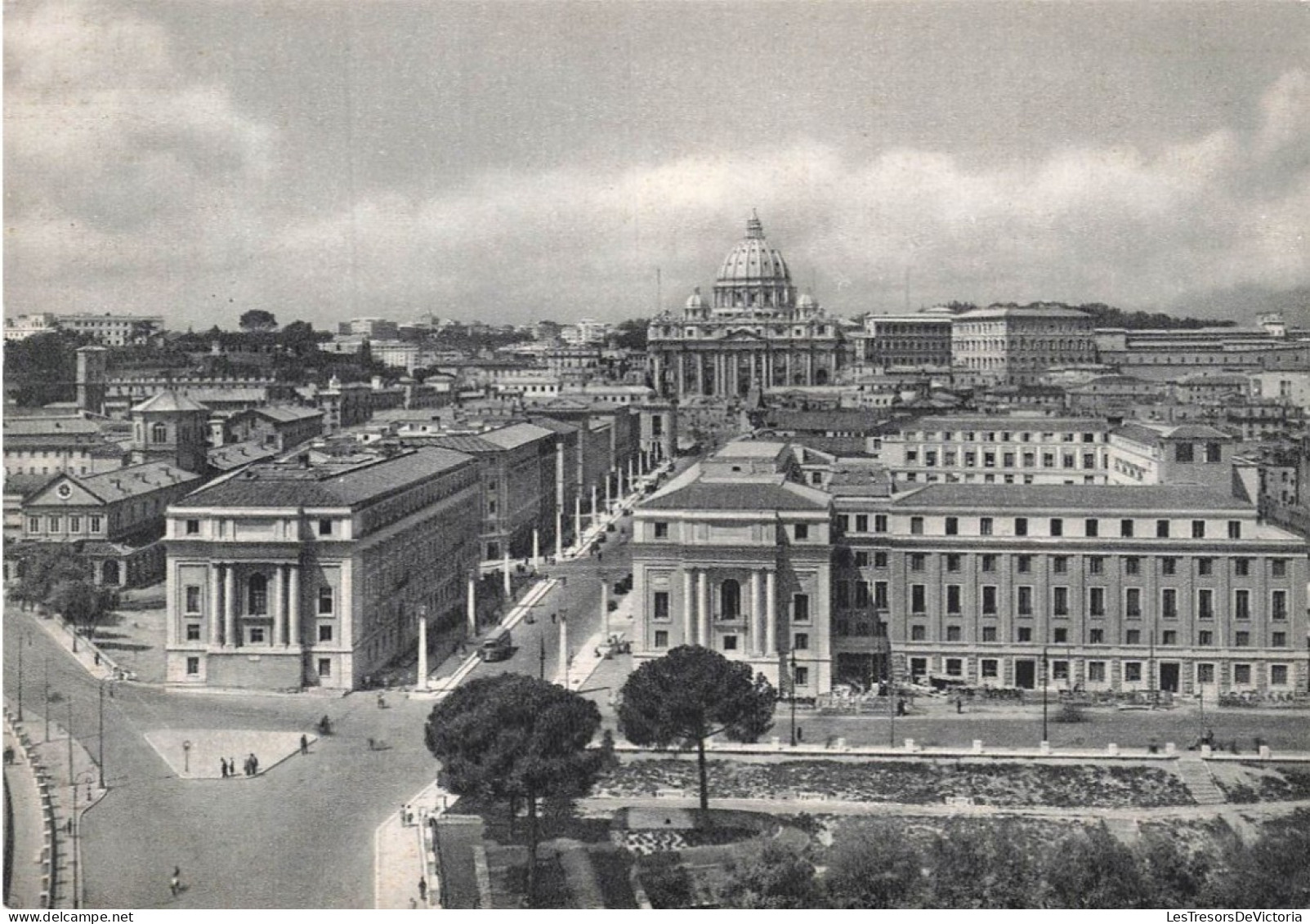 ITALIE - Rome - Panorama De Saint-Pierre Vu Du Château Saint Ange - Carte Postale Ancienne - San Pietro