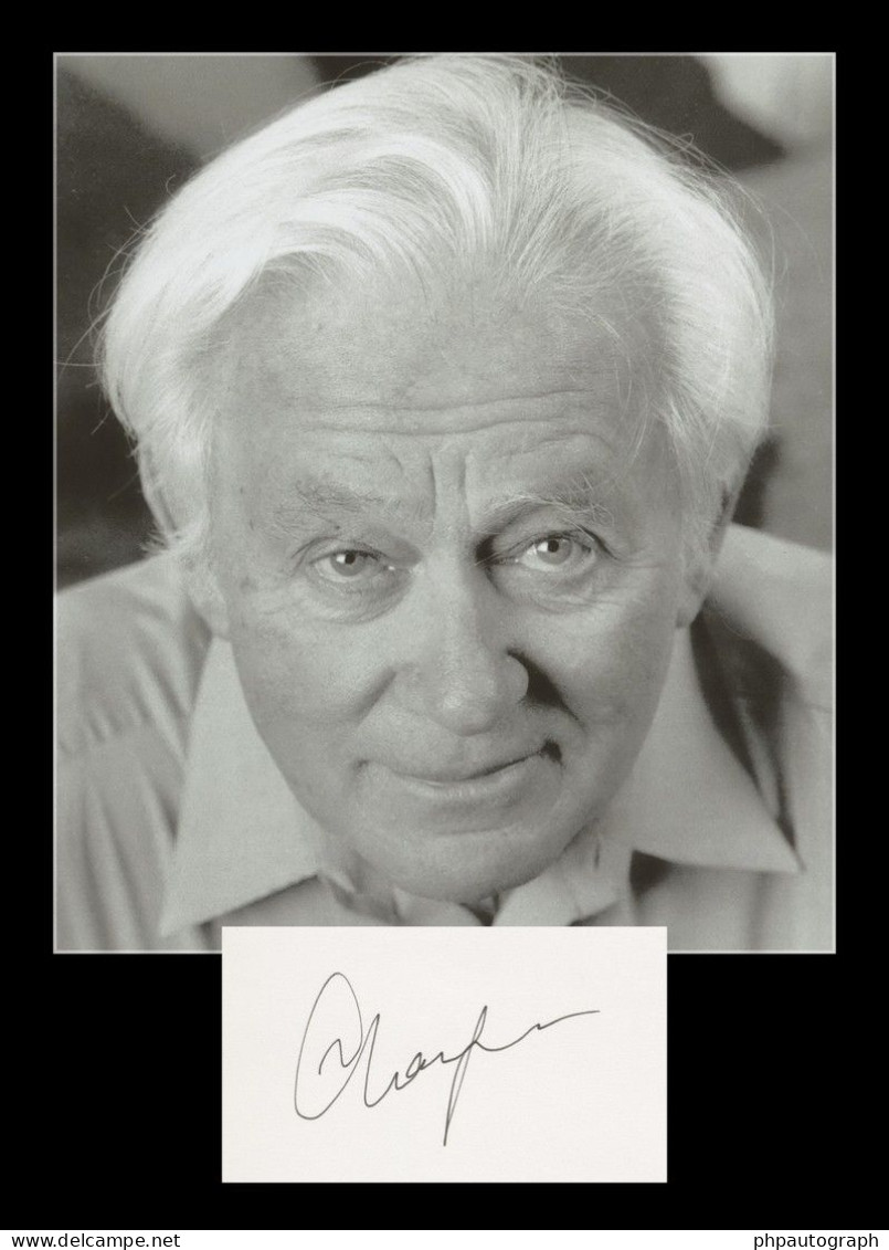 Georges Charpak (1924-2010) - French Physicist - Signed Card + Photo - Nobel - Erfinder Und Wissenschaftler