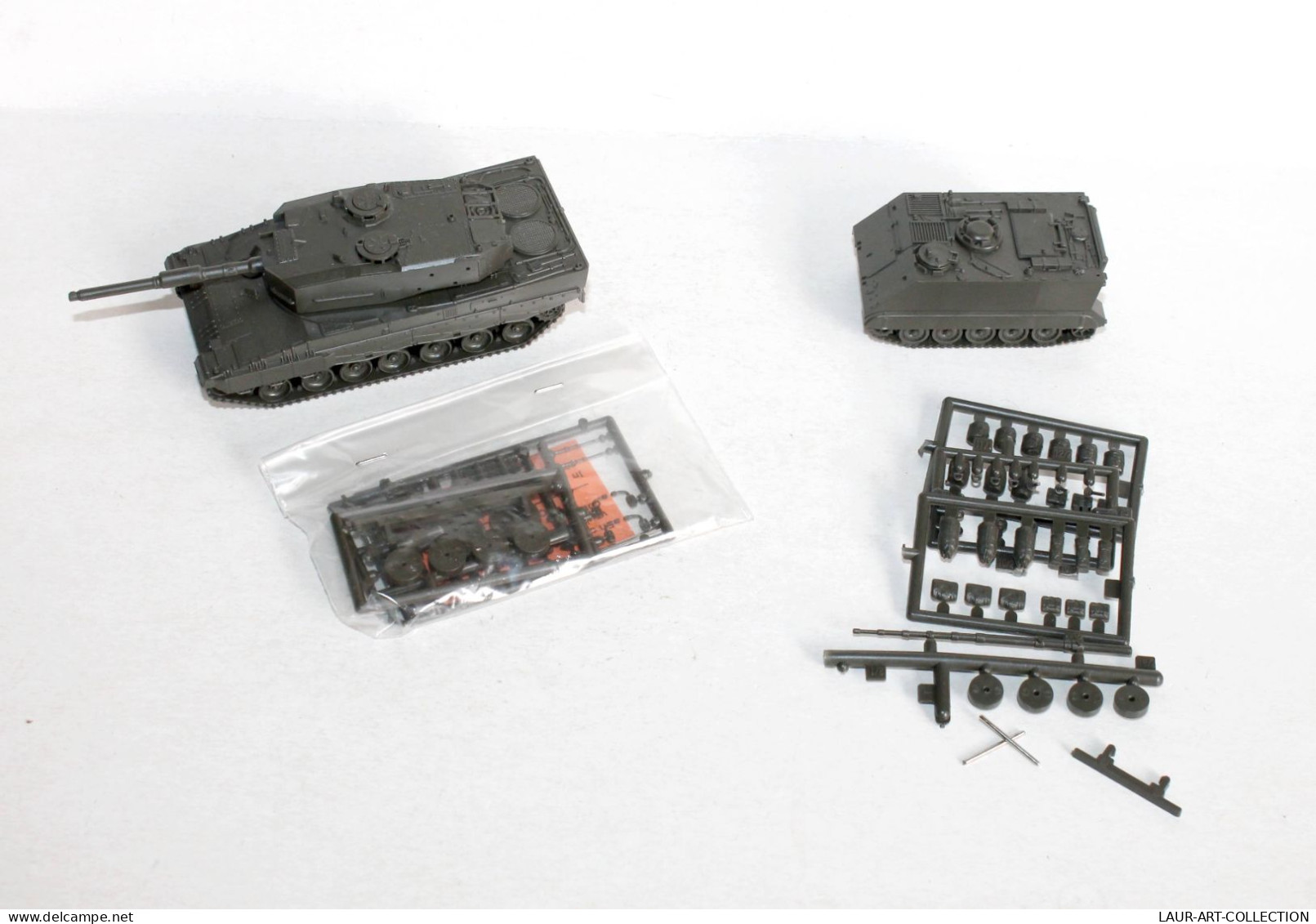 ROCO MINITANKS N°329 LEOPARD 2 CHAR COMBAT + N°346 M113 BLINDE TRANSPORT TROUPES - MODELE REDUIT MILITAIRE (1712.29) - Echelle 1:87