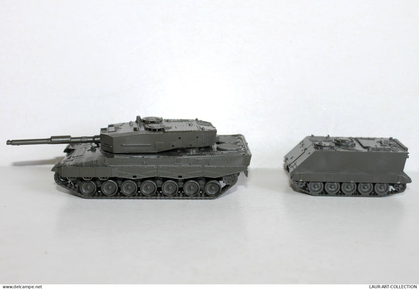 ROCO MINITANKS N°329 LEOPARD 2 CHAR COMBAT + N°346 M113 BLINDE TRANSPORT TROUPES - MODELE REDUIT MILITAIRE (1712.29) - Massstab 1:87