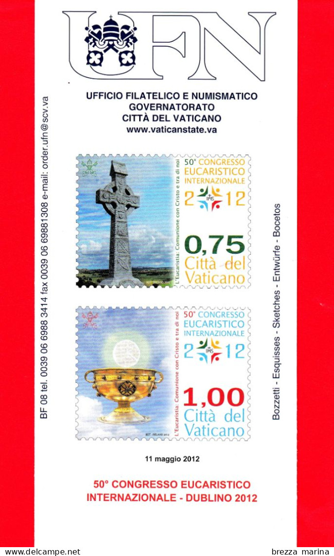 VATICANO - 2012 - Nuovo - Storia Postale - Bollettino Ufficiale - 50 Congresso Eucaristico - Dublino - BF 08 - Lettres & Documents
