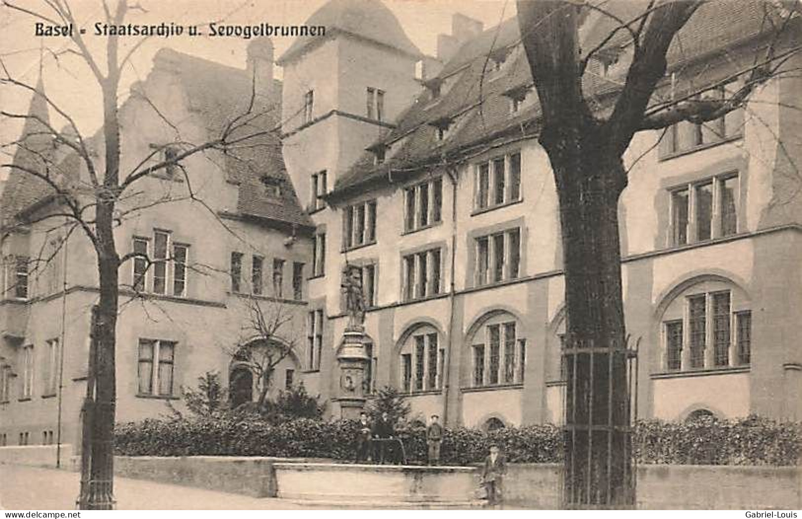 Basel Staatsarchiv U. Sevogelbrunnen - Bazel