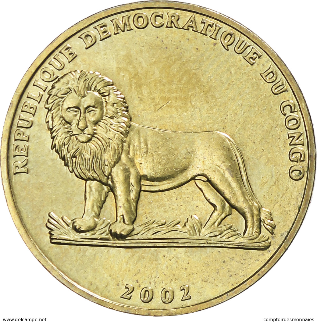 Monnaie, République Démocratique Du Congo, Franc, 2002, FDC, Laiton, KM:82 - Congo (Democratic Republic 1998)