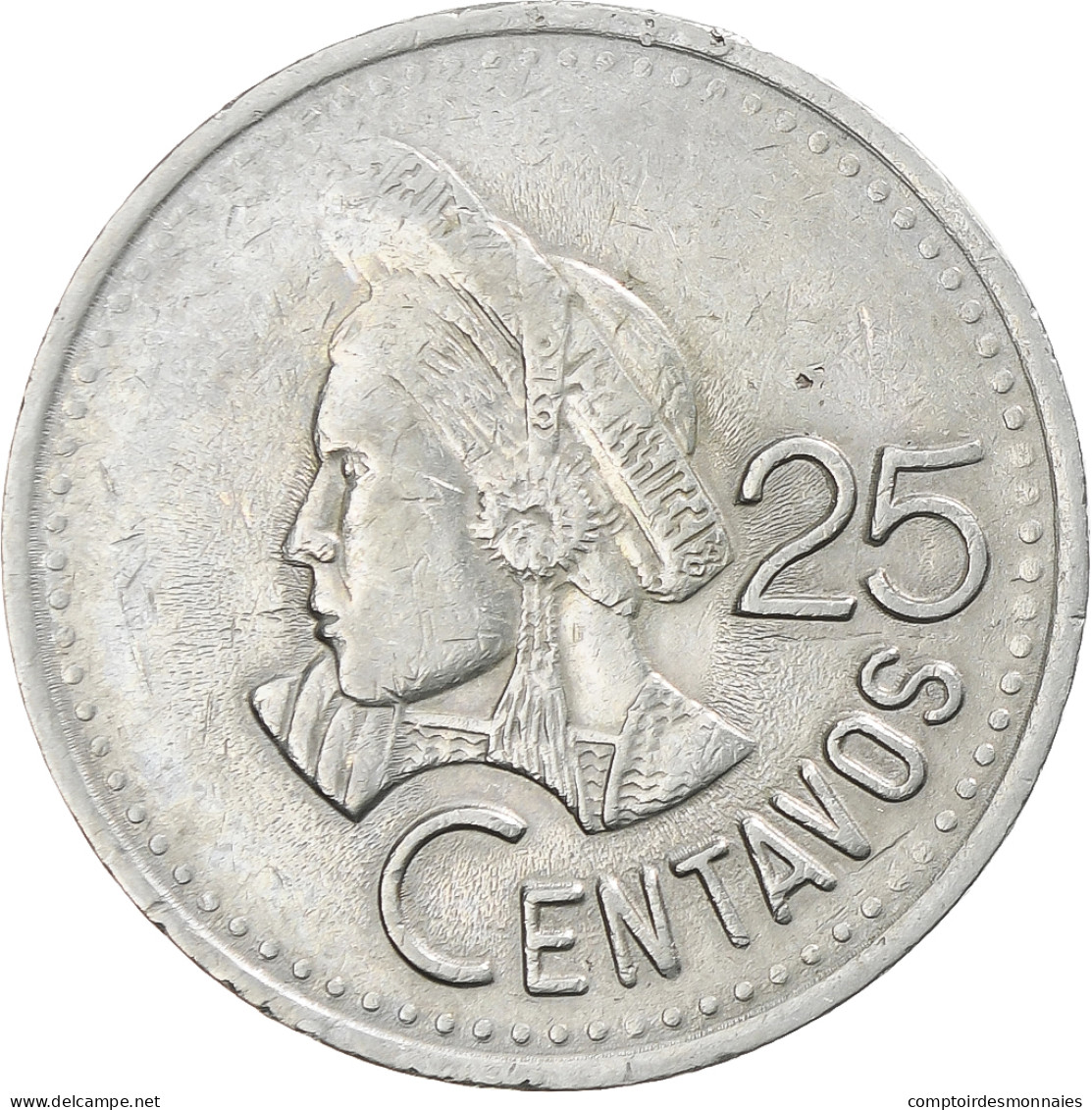 Monnaie, Guatemala, 25 Centavos, 1991, TTB, Cupro-nickel, KM:278.5 - Guatemala