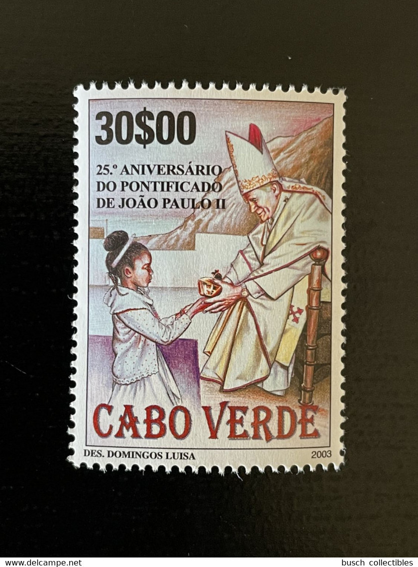 Cape Kap Verde Cabo Verde 2003 Mi. 842 Papa Joao Paulo II Pope Papst Pape John Johannes Paul - Popes