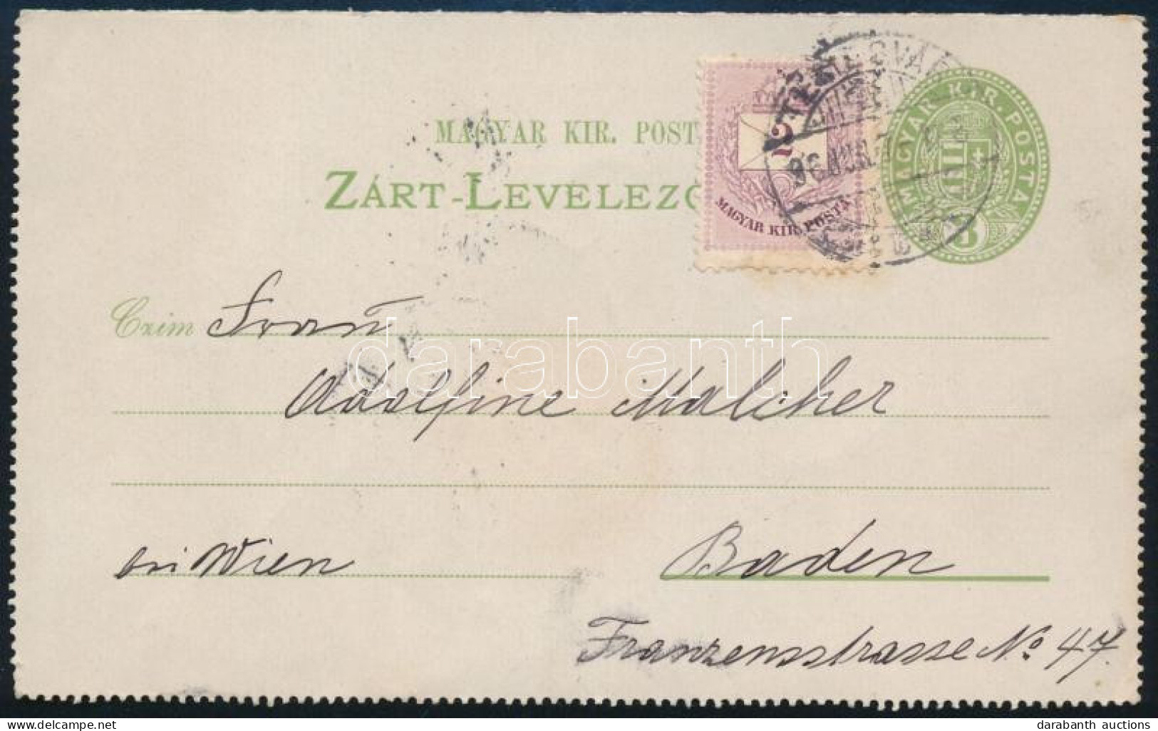 1896 - Sonstige & Ohne Zuordnung