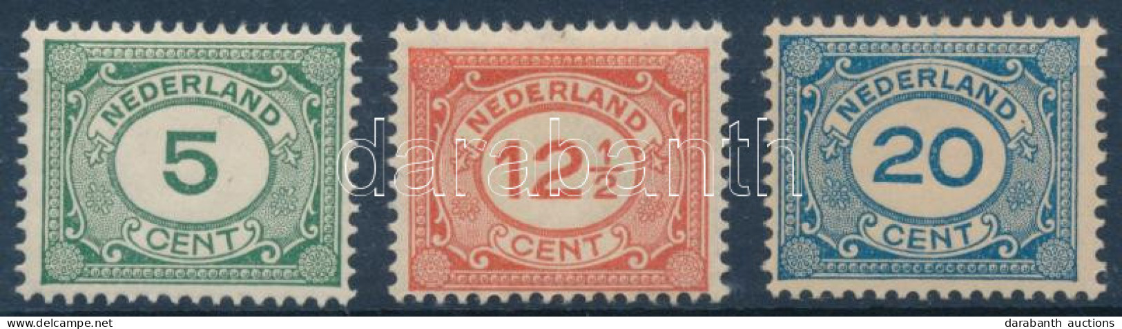 * Hollandia 1921 Mi 107-109 (**Mi EUR 240.-) - Altri & Non Classificati