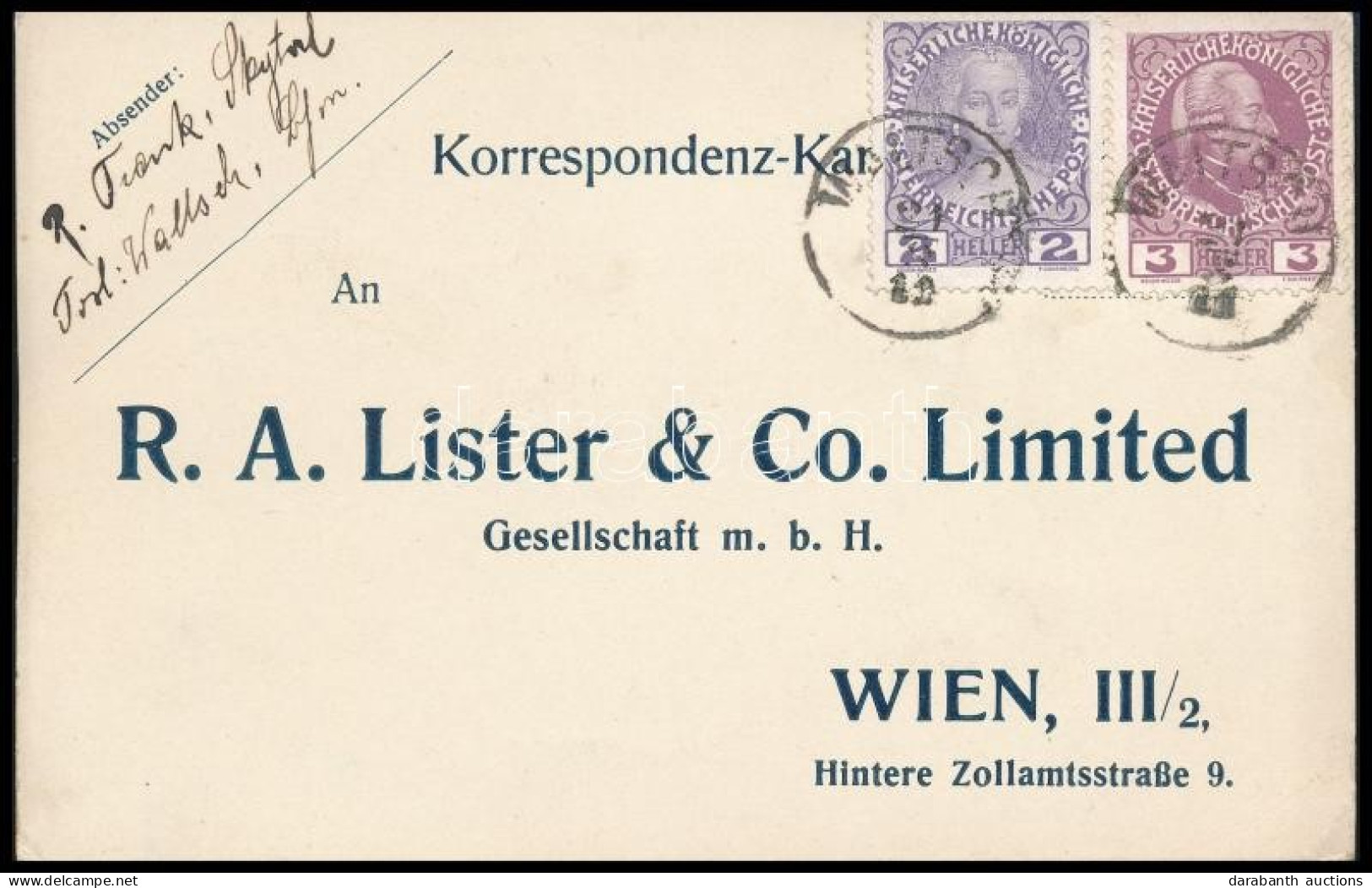 Ausztria 1911 - Sonstige & Ohne Zuordnung