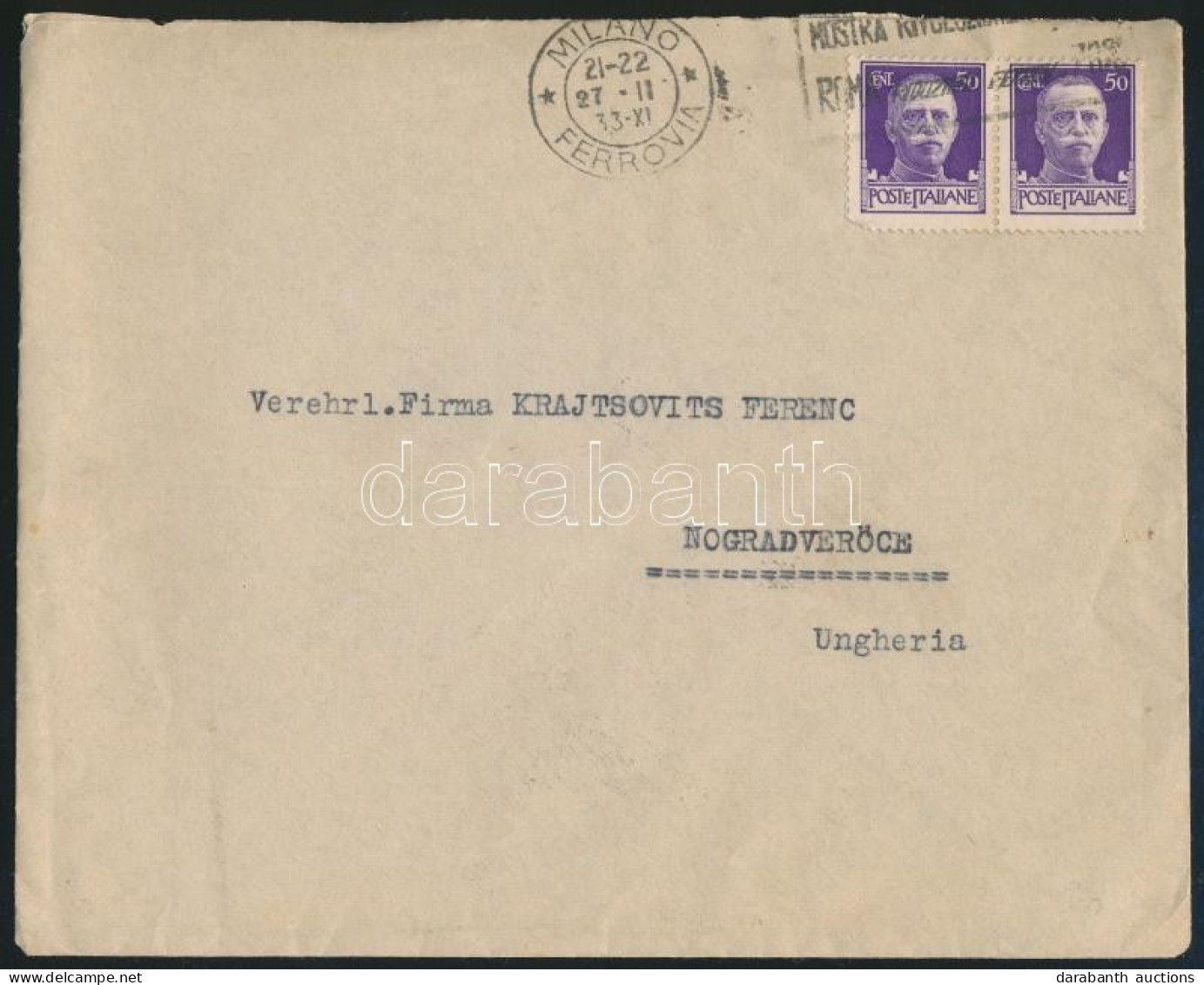 Olaszország 1933 - Other & Unclassified