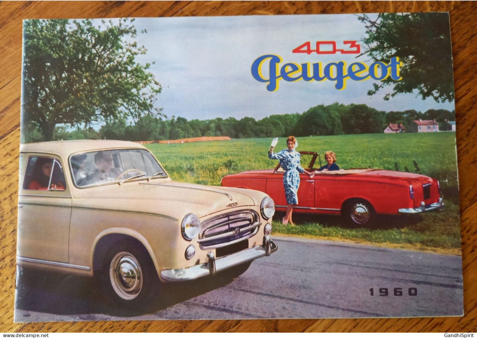 Automobiles Peugeot 403, 1960 Voitures Cabriolet, Berline, Grand Luxe Familiale - Auto's