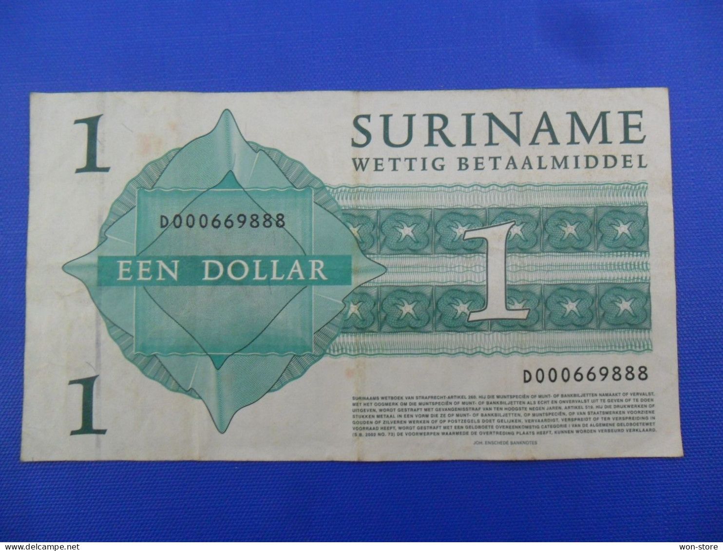 8458 - Suriname 1 Dollar 2004 - Suriname