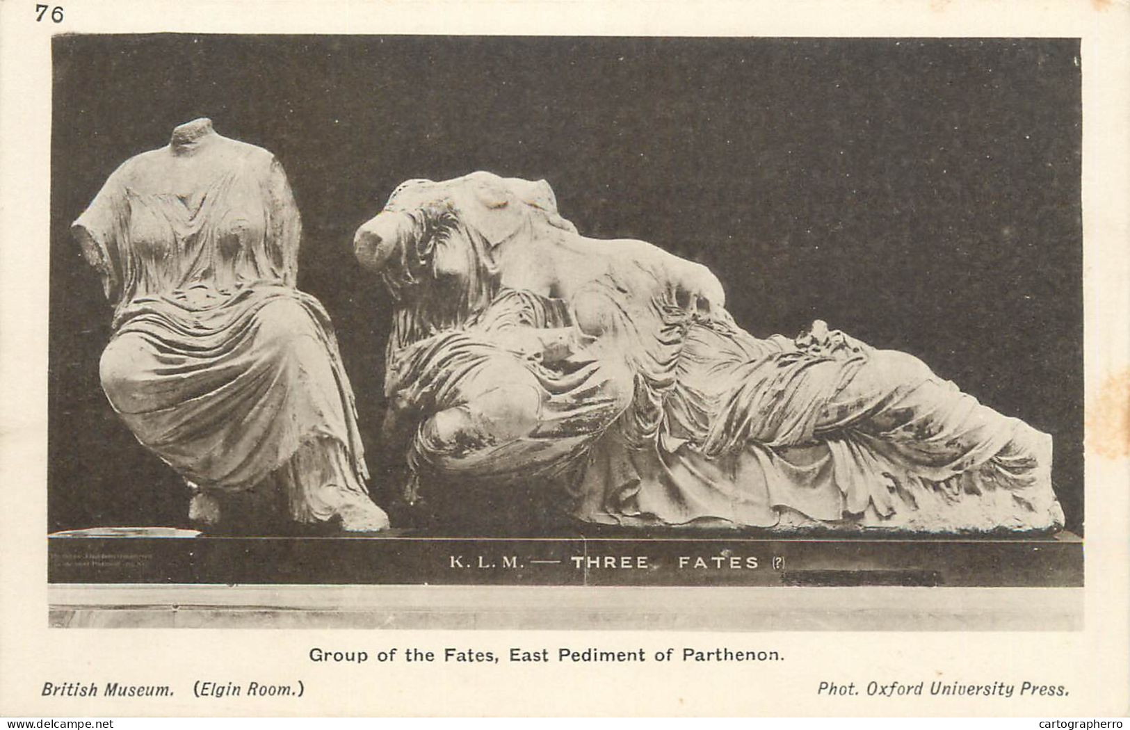 United Kingdom England Oxford British Museum Group Of The Fates East Pediment Of Parthenon - Oxford