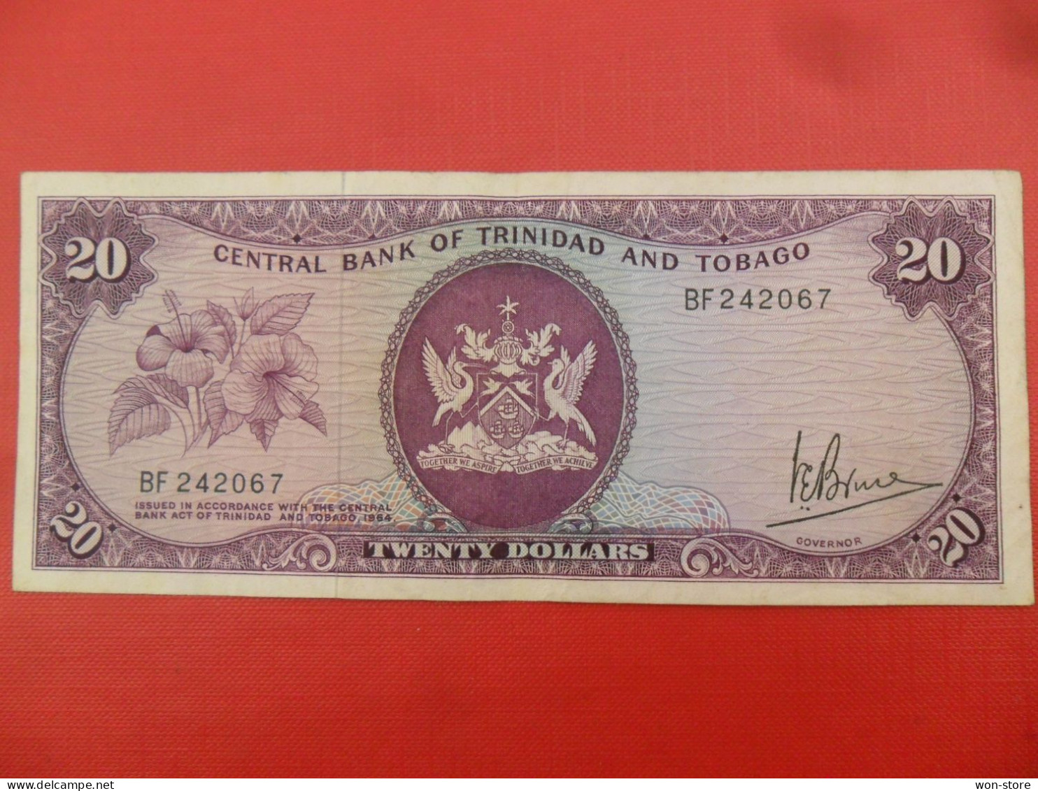 7834 - Trinidad And Tobago 20 Dollars 1977 - P-33a - Trinité & Tobago