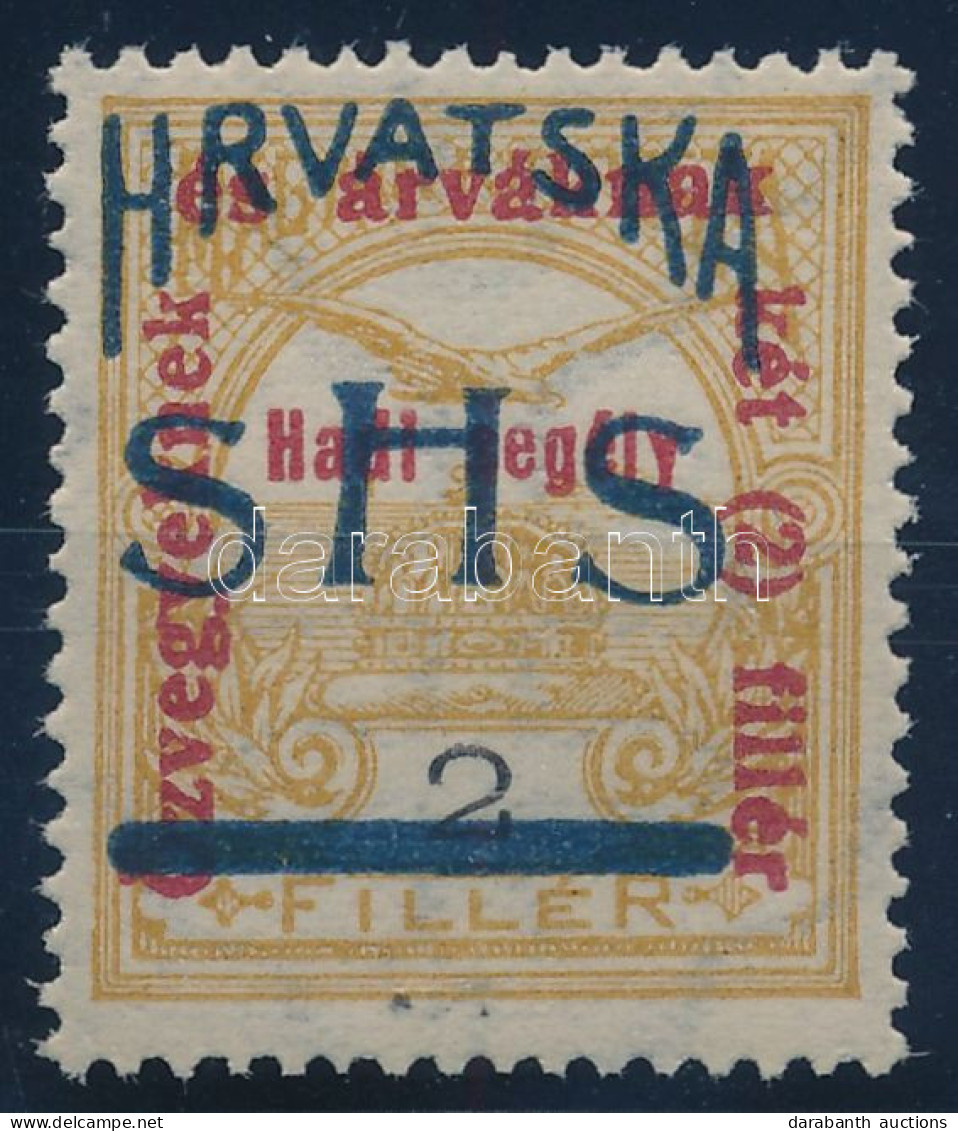 ** SHS 1918 Hadisegély 2f Próbanyomat. Certificate: Zrinjscak. Signed: Bodor - Other & Unclassified