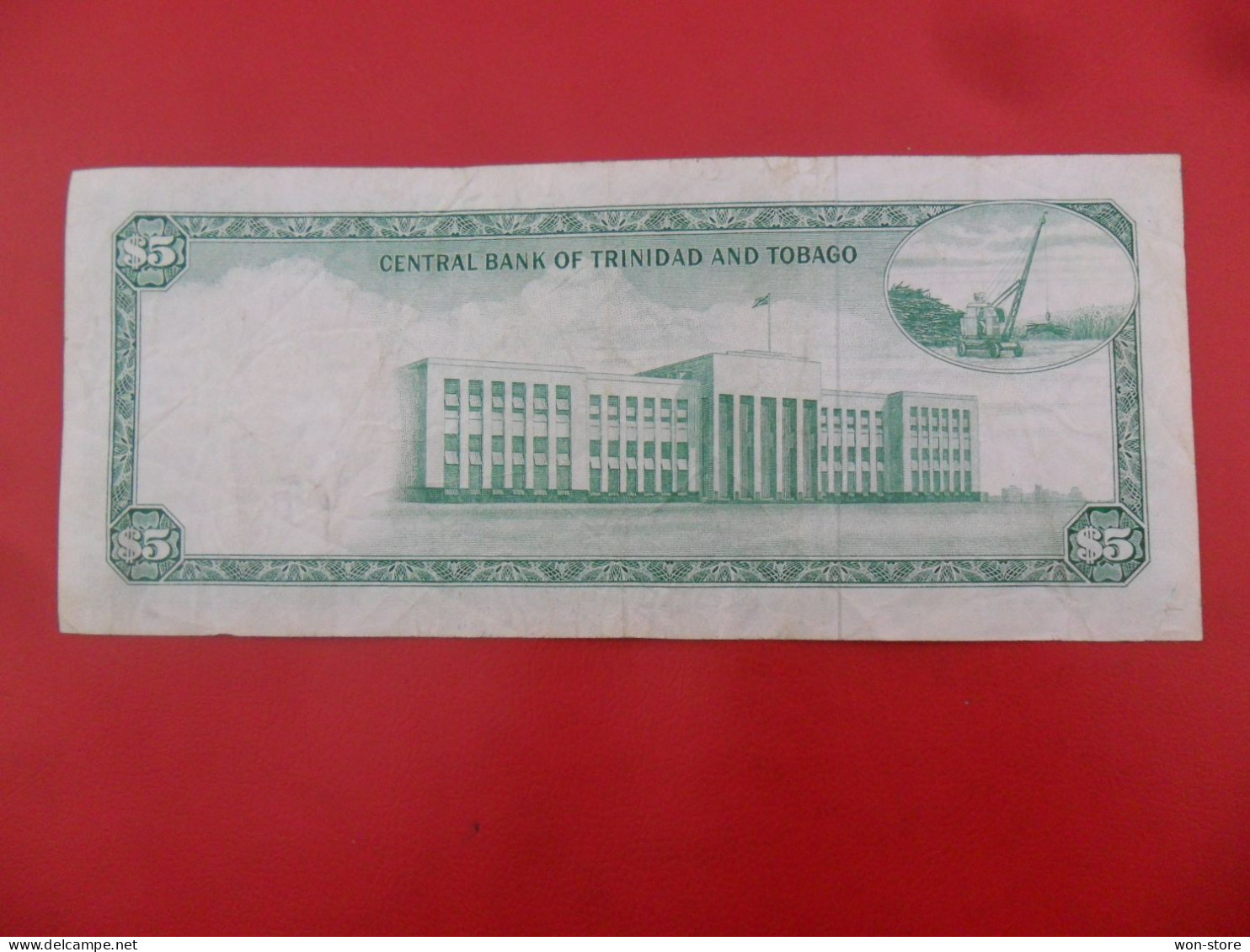 7604 - Trinidad And Tobago 5 Dollars 1977 - P-31a - Trinidad & Tobago