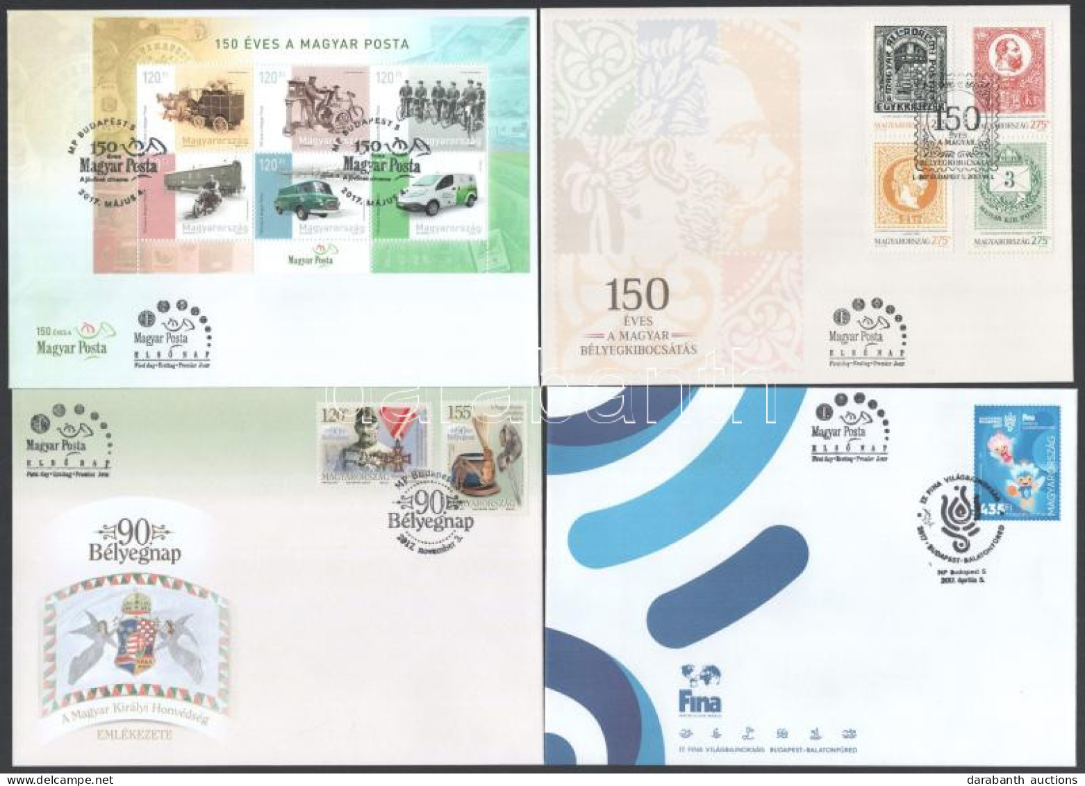 2017 Komplett FDC évfolyam Listával (41.940) - Altri & Non Classificati