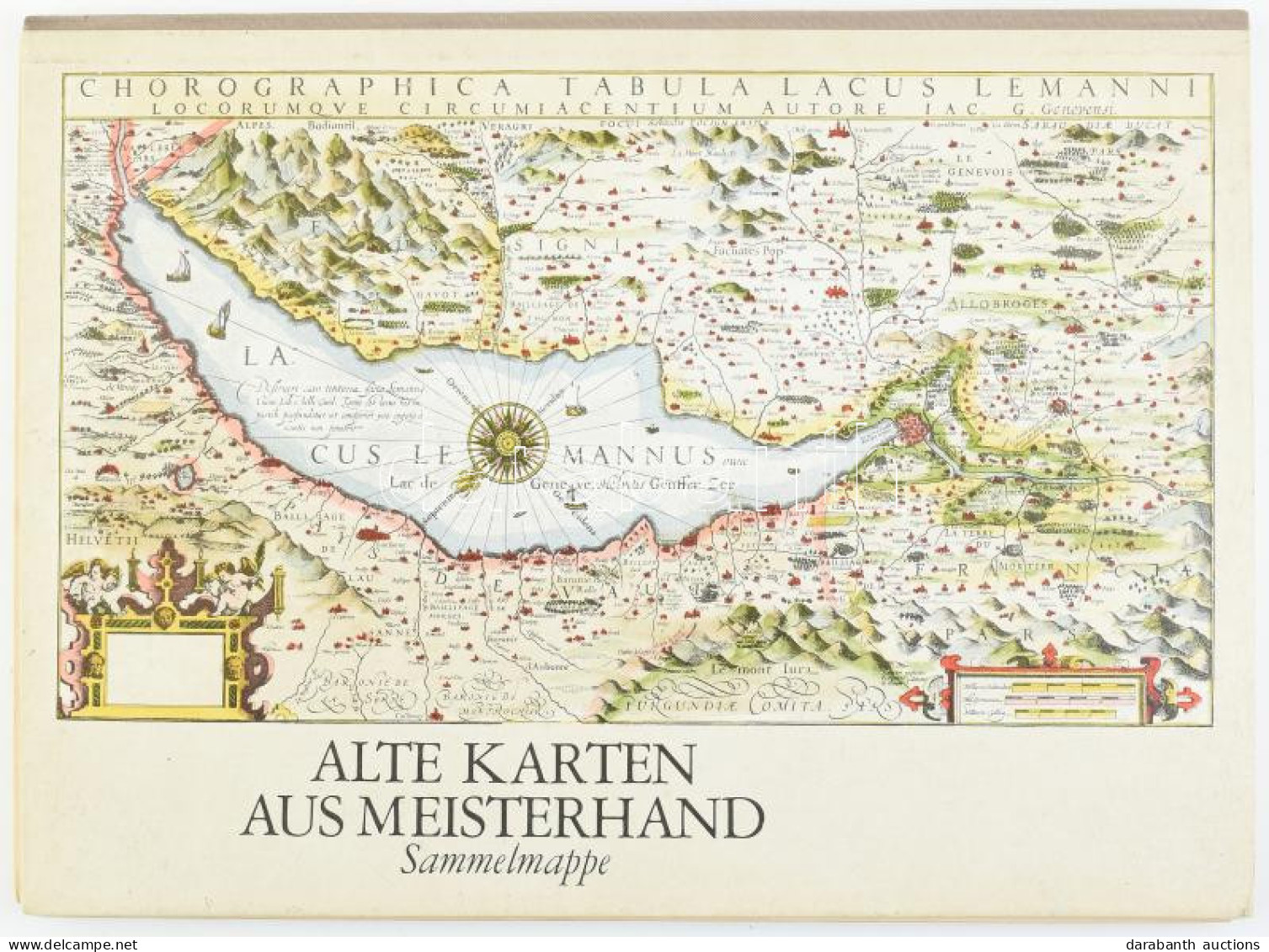 Alte Karten Aus Meisterhand. Gotha - Leipzig, 1979, VEB Hermann Haack, 24 P.+24 T. Német Nyelven. Félvászon-kötésű Karto - Altri & Non Classificati