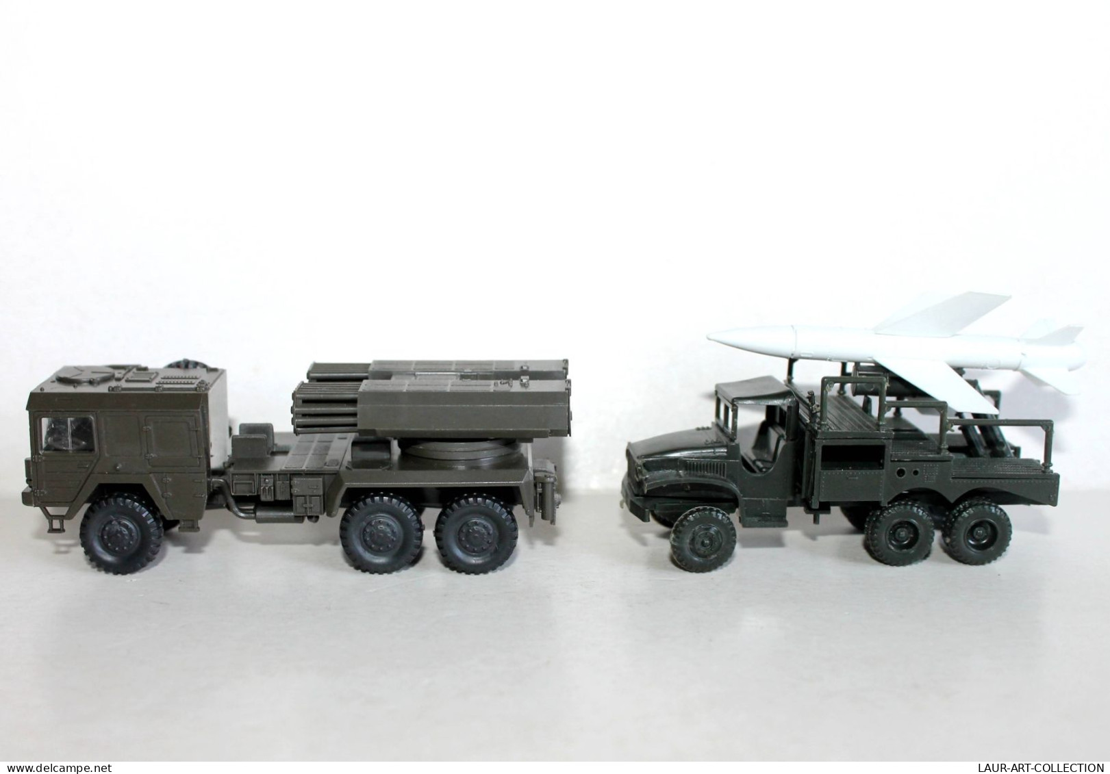 ROCO MINITANKS HO, LANCE FUSEES 110 SF 2 + N°114 LACROSSE LANCE MISSILE XM4E2 US ARMY, MODELE REDUIT MILITAIRE (1712.33) - Schaal 1:87