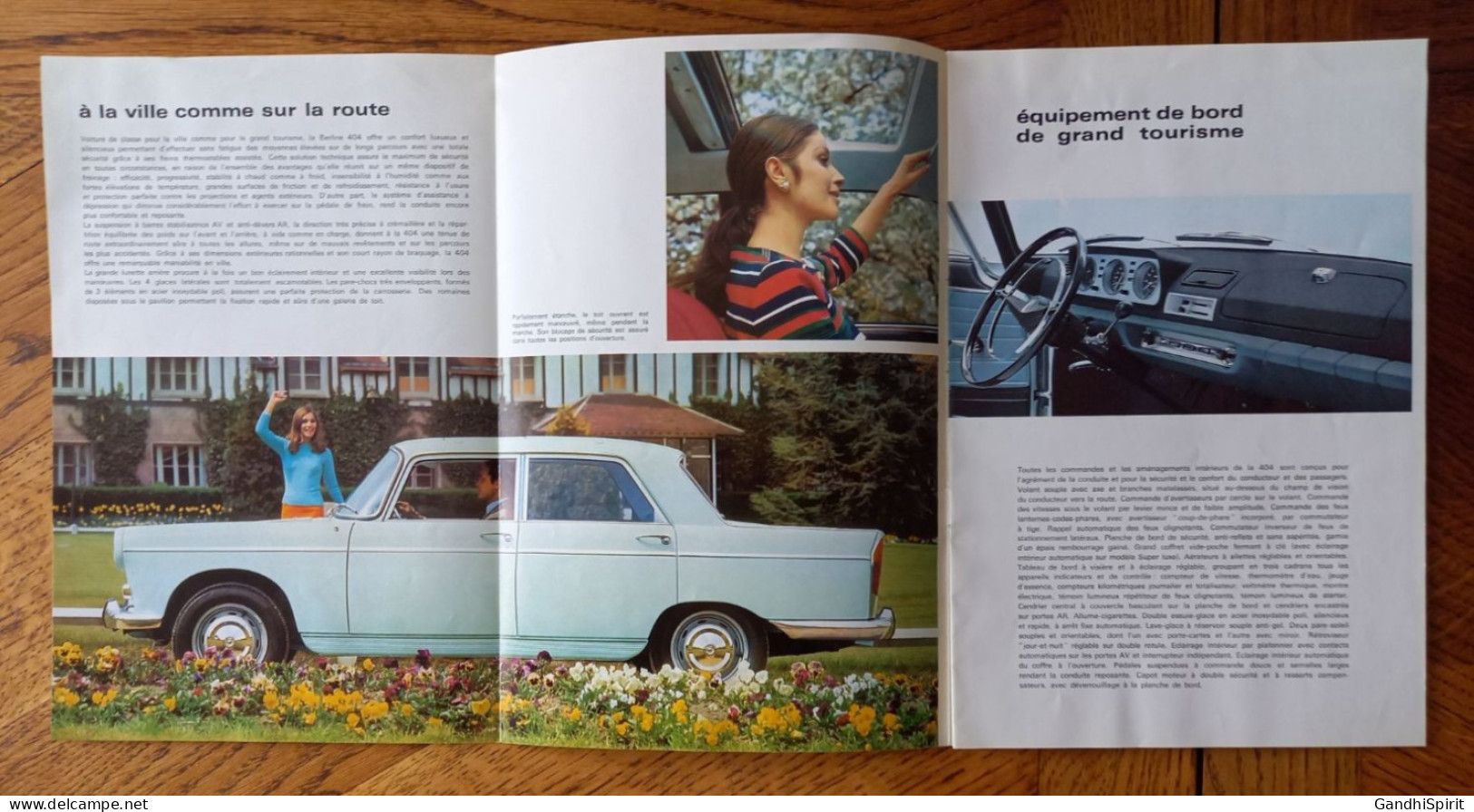 1968 Automobile Peugeot 404 - Voiture Berlines Confort, Grand Tourisme, Super Luxe - Auto's