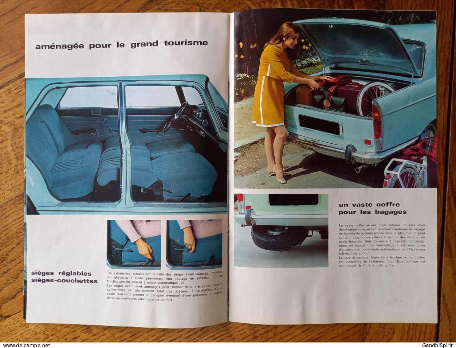 1968 Automobile Peugeot 404 - Voiture Berlines Confort, Grand Tourisme, Super Luxe - Automobile