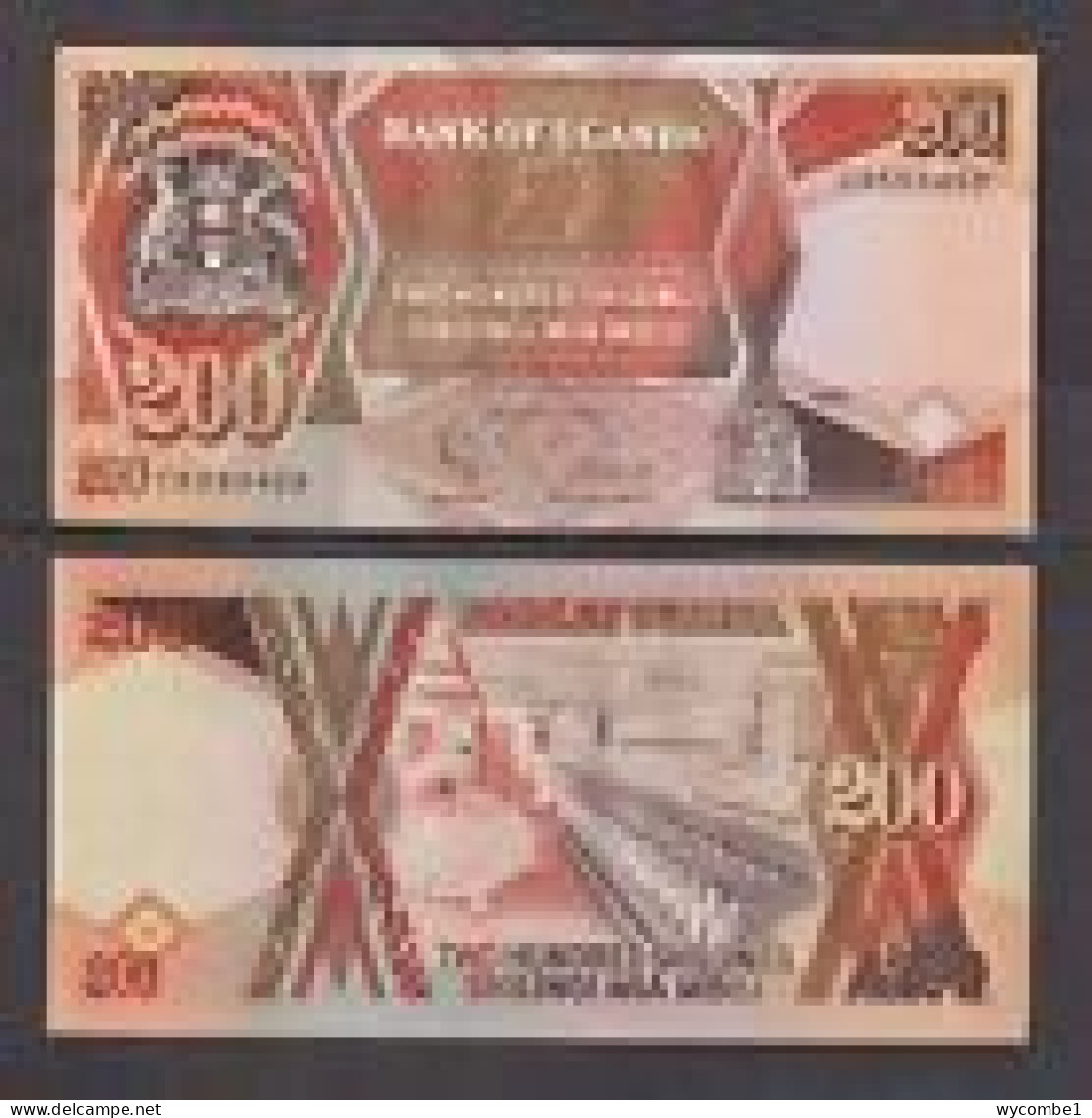 UGANDA - 1991 200 Shillings UNC - Oeganda