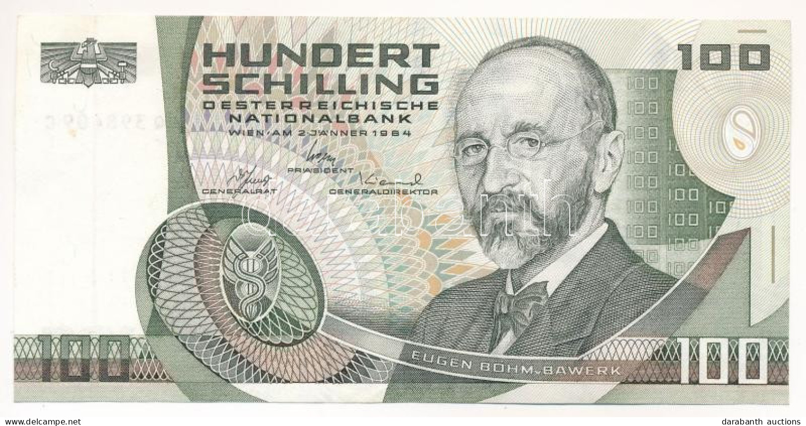 Ausztria 1984. 100Sch T:VF Austria 1984. 100 Schilling C:VF Krause P#150 - Ohne Zuordnung