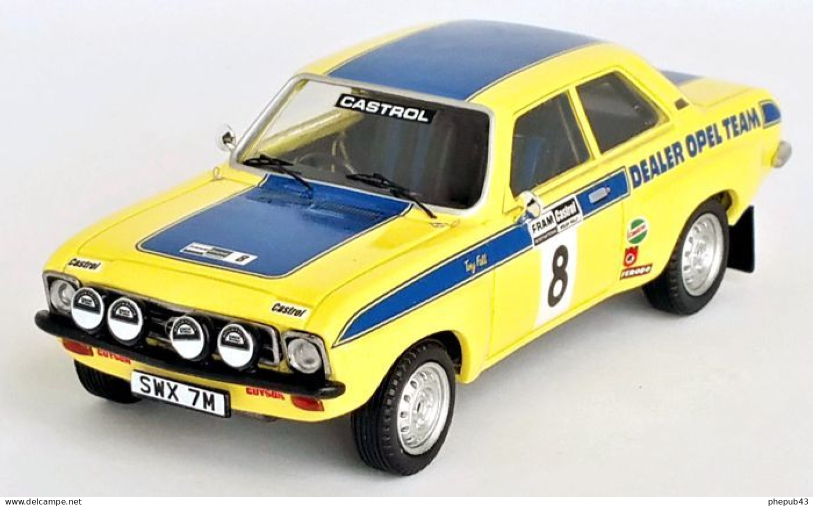 Opel Ascona A - T. Fall/M. Broad - 4th Welsh Rally 1974 #8 - Troféu - Trofeu