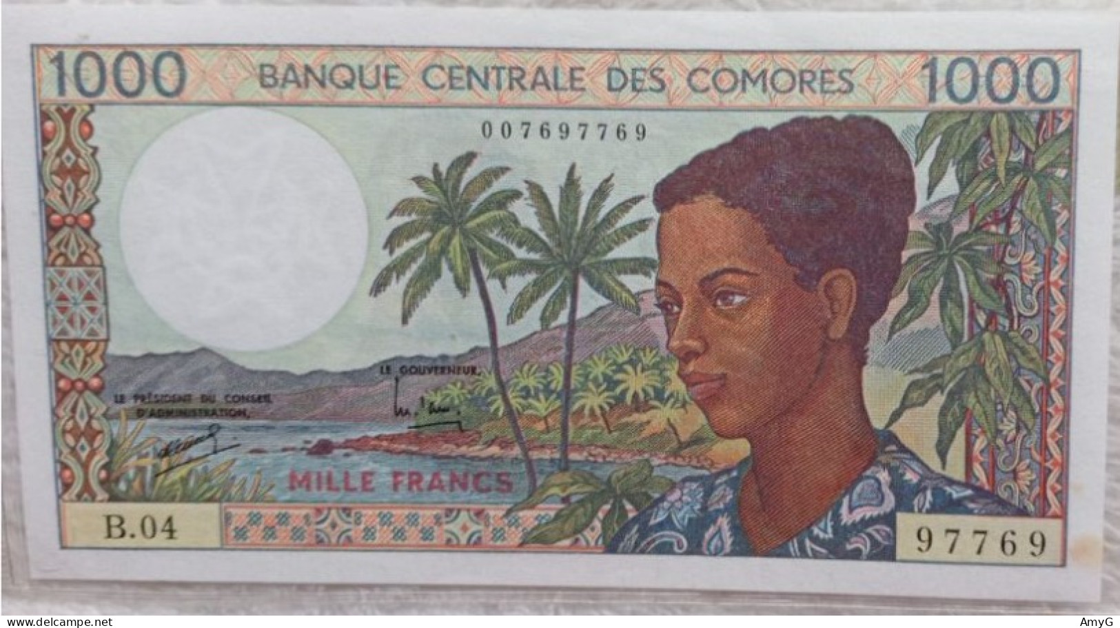 1994 Cetral Bank Of Comores 1000 Francs  ( AU ) - Other - Africa