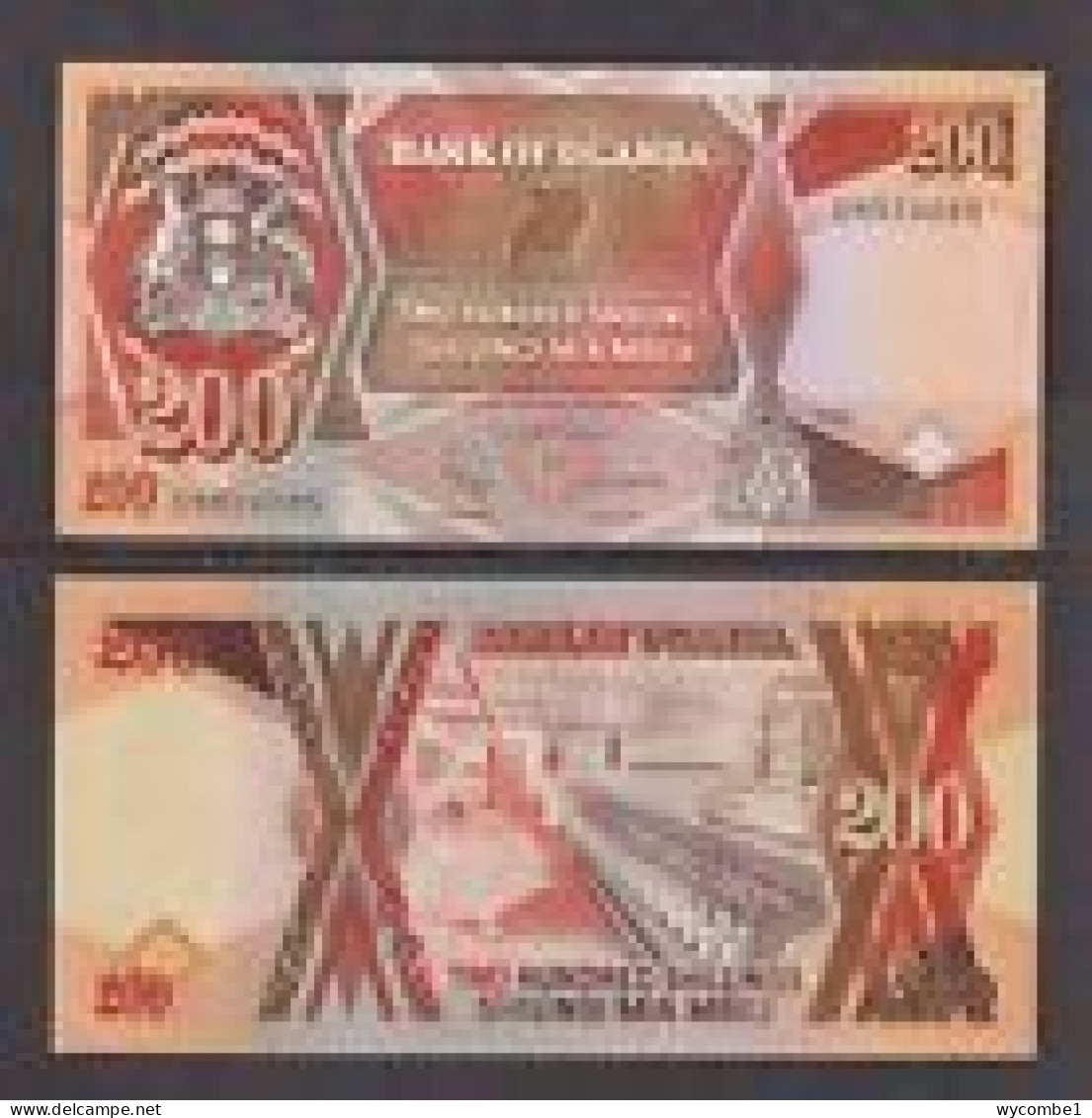 UGANDA - 1998 200 Shillings UNC - Ouganda