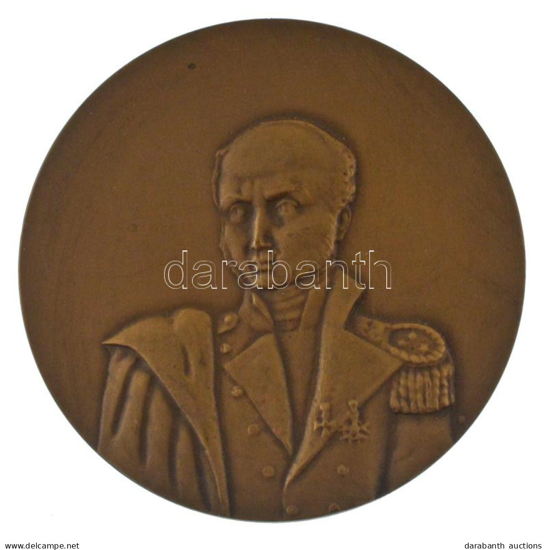 Lengyelország DN "Bem József 1794-1850" Kétoldalas Bronz Emlékérem (70mm) T:AU Patina Poland ND "Józef Bem 1794-1850" Tw - Sin Clasificación