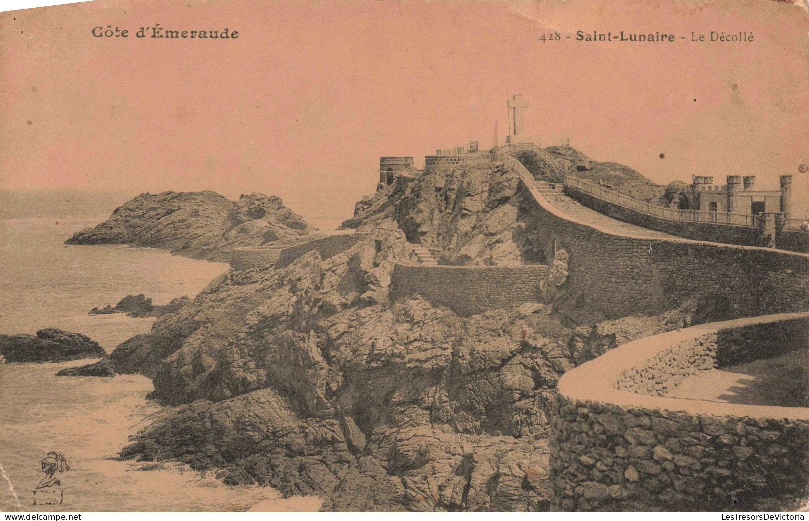 FRANCE - Saint Lunaire - Le Décollé - Côte D'Émeraude - Carte Postale Ancienne - Saint-Lunaire