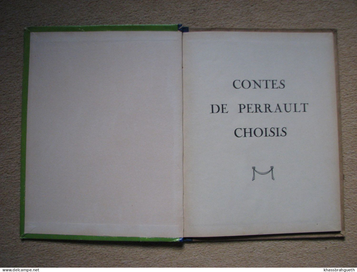 CONTES CHOISIS DE PERRAULT - EDITIONS GORDINNE (LIEGE) 1935 - N°3204 - Cuentos