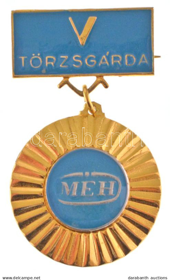 ~1970-1980. "5 éves Törzsgárda MÉH" Műgyantás Fém Jelvény T:UNC - Sin Clasificación