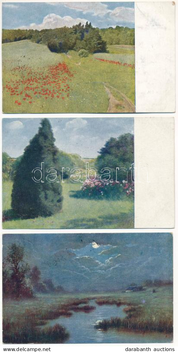 29 Db RÉGI Művészlap / 29 Pre-1945 Art Postcards - Non Classés