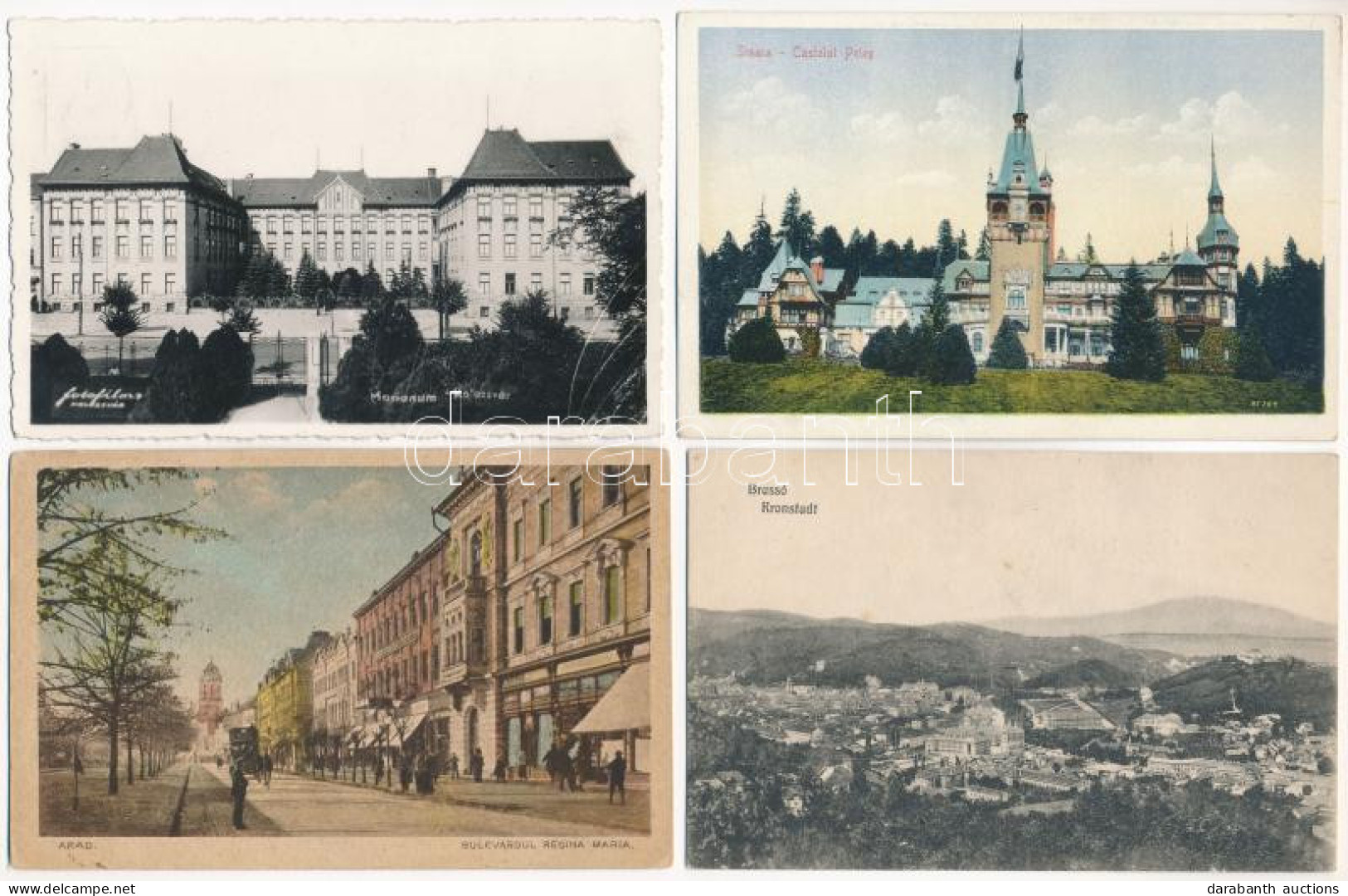 **, * 9 Db RÉGI Erdélyi Város Képeslap / 9 Pre-1945 Transylvanian Town-view Postcards - Unclassified