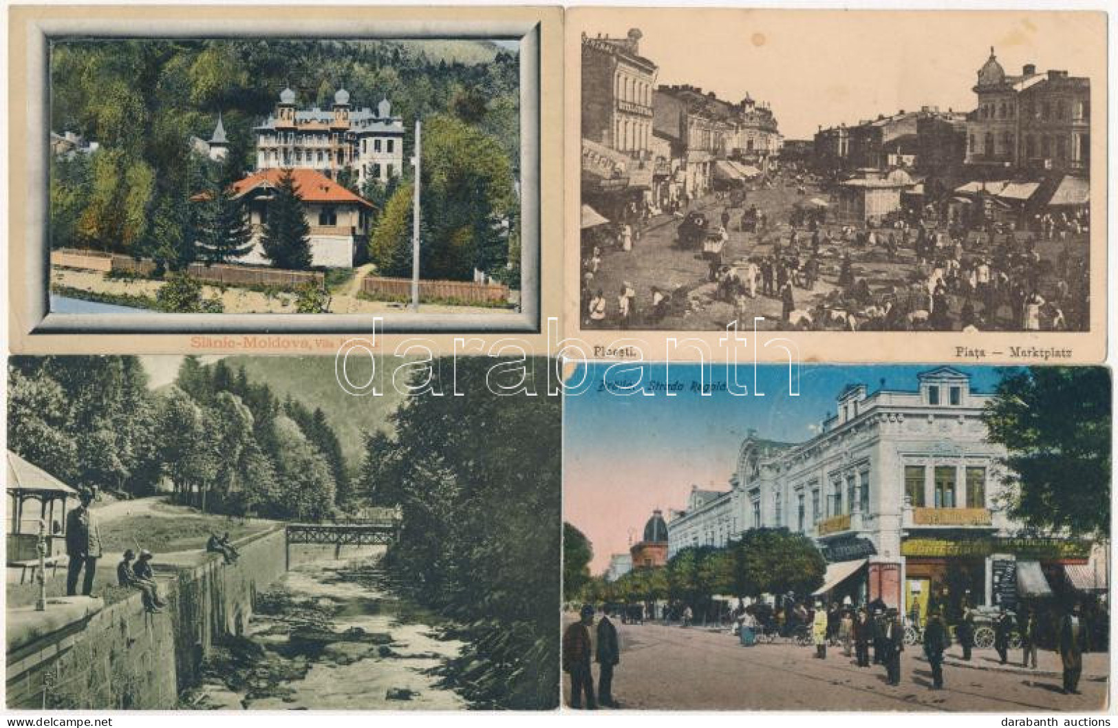 **, * 10 Db RÉGI Román Város Képeslap / 10 Pre-1945 Romanian Town-view Postcards - Non Classificati