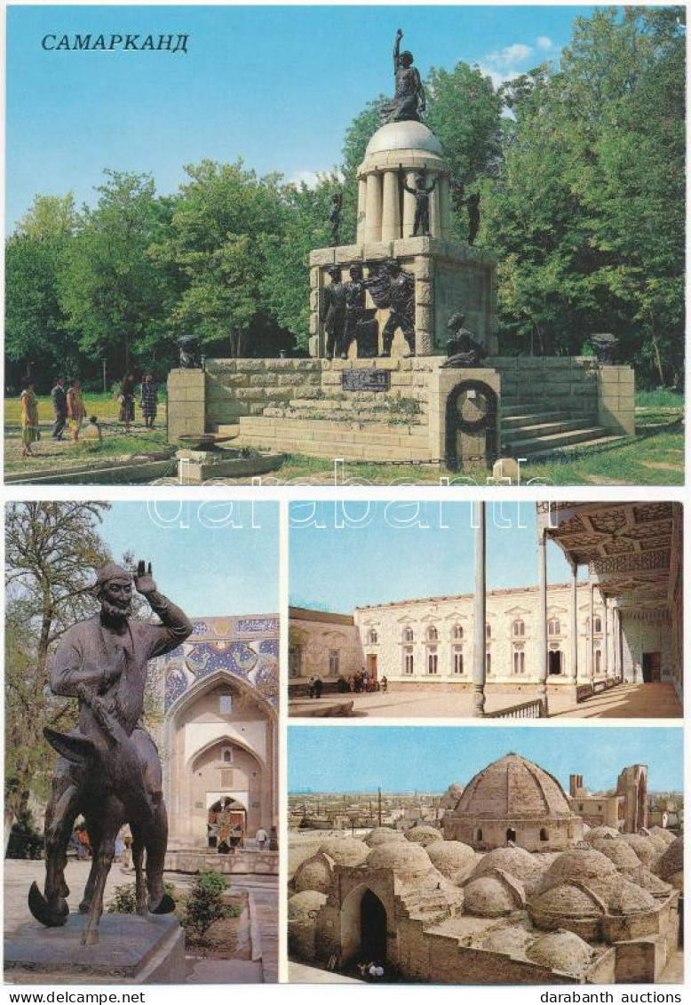 **, * ÜZBEGISZTÁN - 30 Db MODERN Város Képeslap / UZBEKISTAN - 30 MODERN Town-view Postcards - Non Classificati