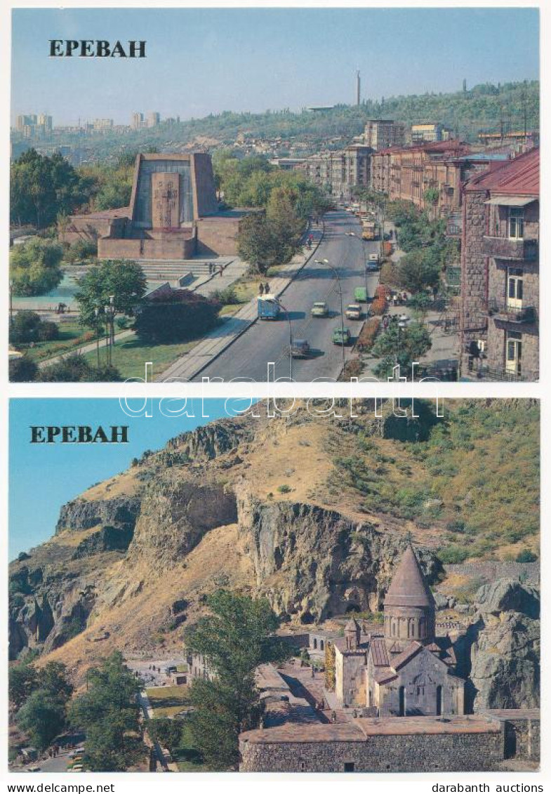 ** ÖRMÉNYORSZÁG - 28 Db MODERN Használatlan Város Képeslap / ARMENIA - 28 MODERN Unused Town-view Postcards - Unclassified